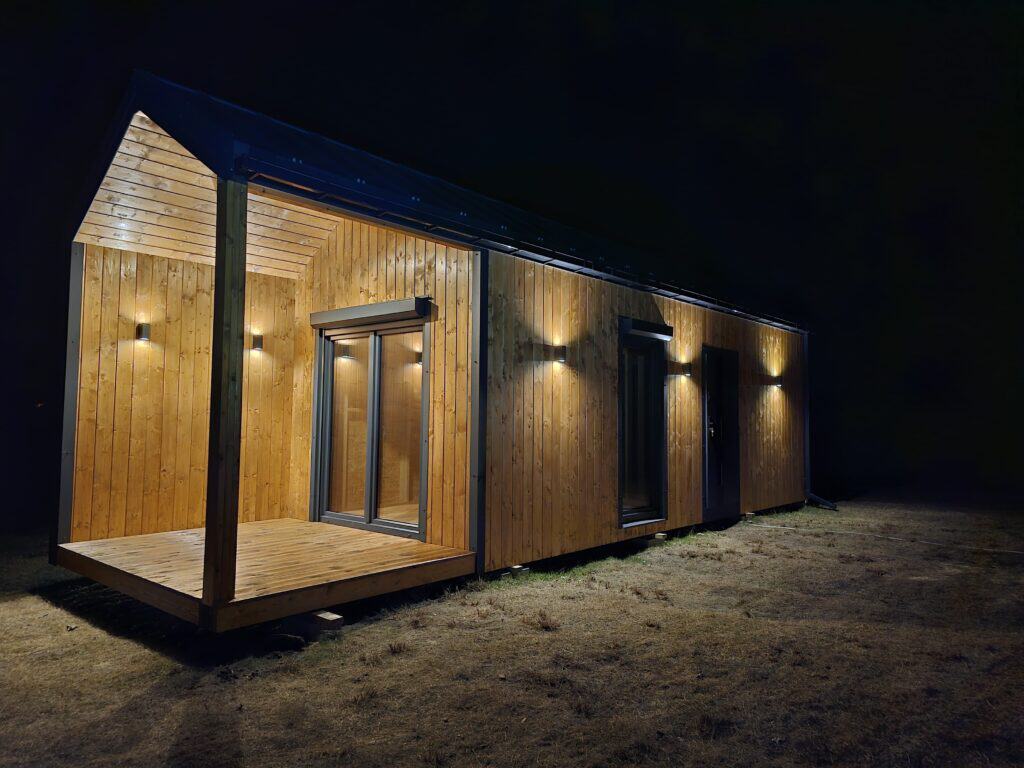 Mobilny domek szkieletowy typu Tiny House 25 m2 - domek wystawiony na sprzedaż
